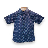 Half Sleeves Navy Blue Shirt